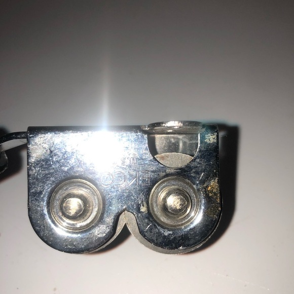 Vintage Echo Black plastic handle , knife sharpener, stainless steel. Used - Picture 2 of 5